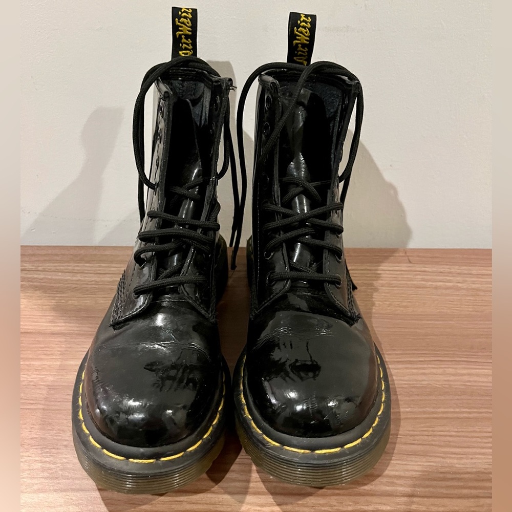 Dr. Martins 1460 Patent leather boot in Black
